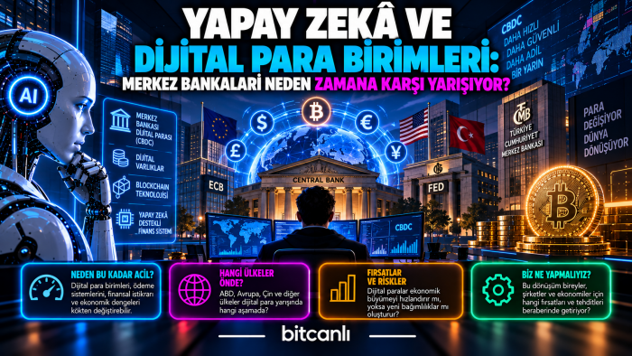 Yapay Zekâ ve Dijital Para Birimleri: Merkez Bankaları Neden Zamana Karşı Yarışıyor?